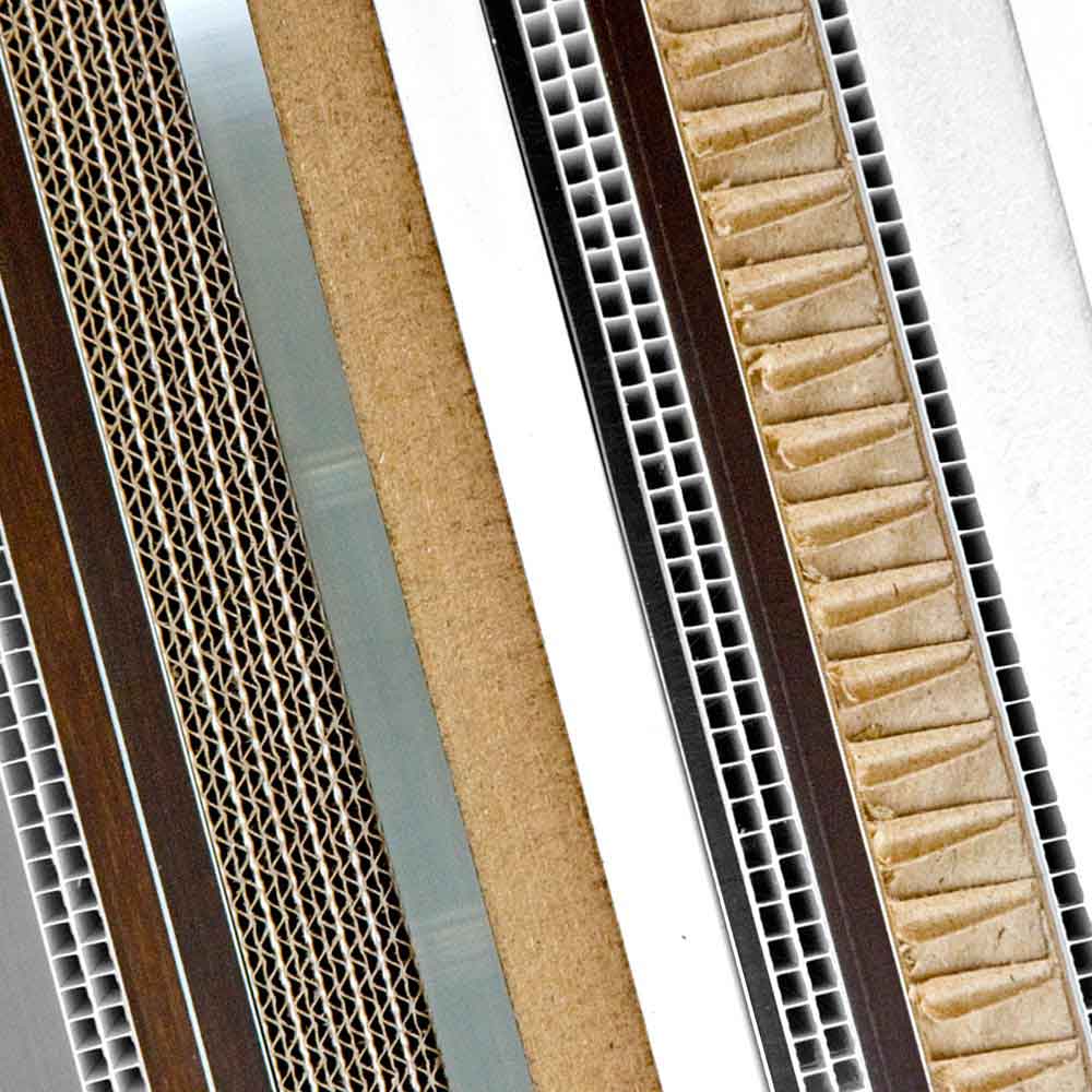 Wide range of materials