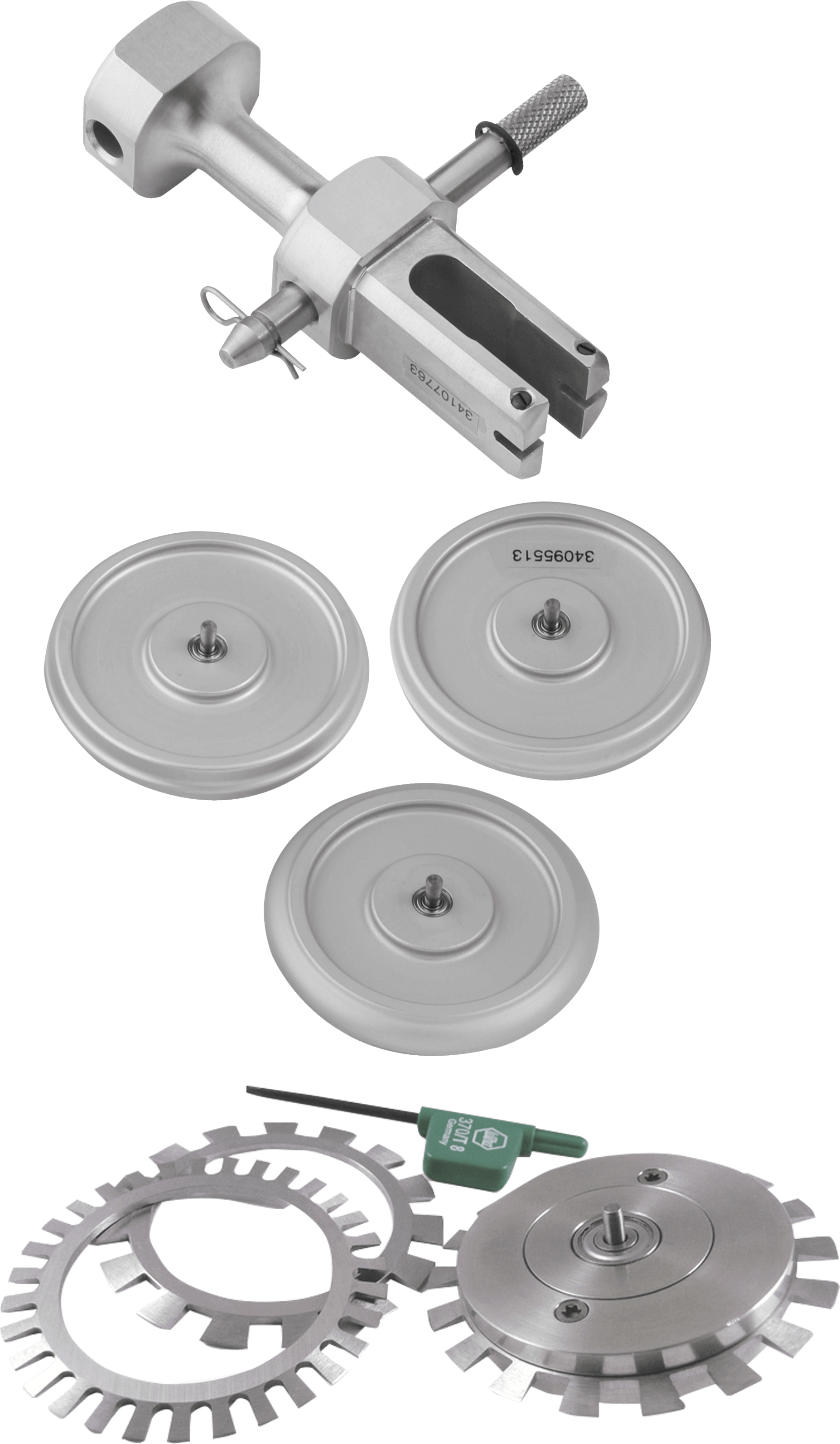 crease wheel adapter 66mm