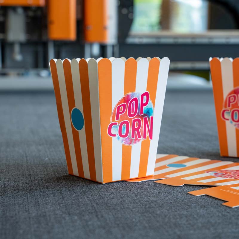 Folding carton sample making