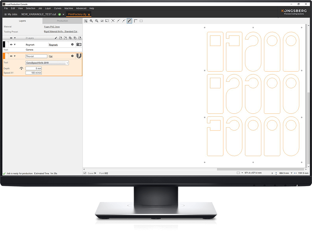 Kongsberg announces new workflow integration partnership with PrintFactory