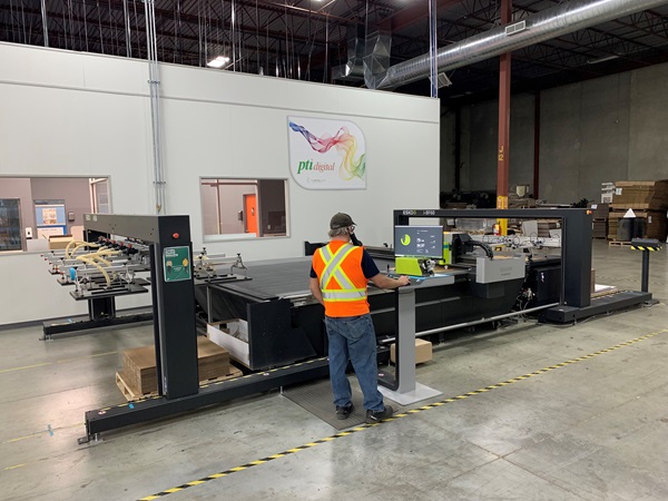 Packaging Technologies first in North America to install Kongsberg VariAngle tool with C64 system featuring Feeder & Stacker