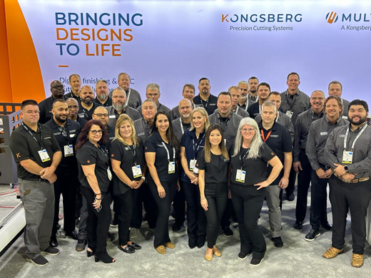 Kongsberg team at Printing United 2023